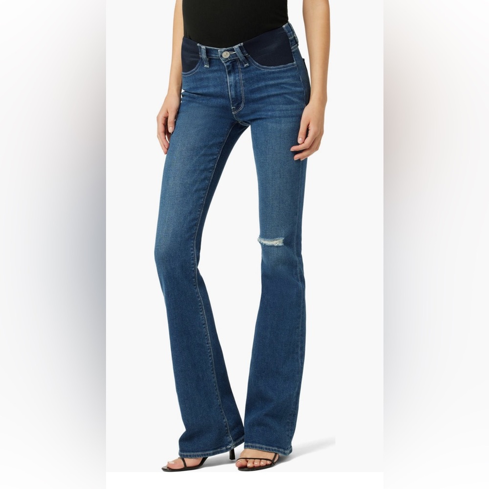 Hudson Nico Ripped Bootcut Maternity Jeans